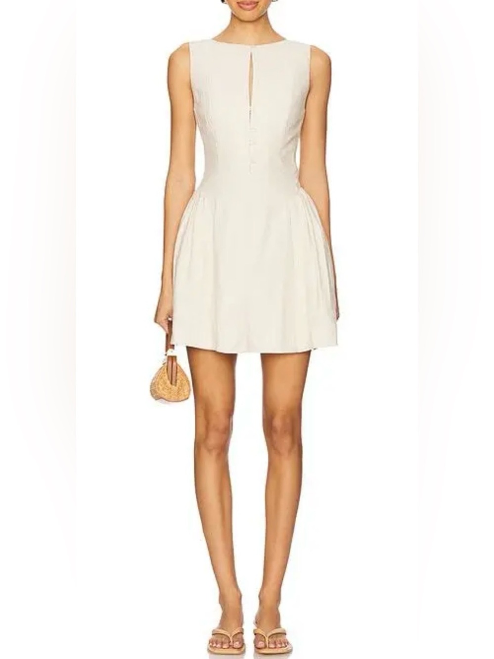 SOVERE Eve Mini Dress Beige XL